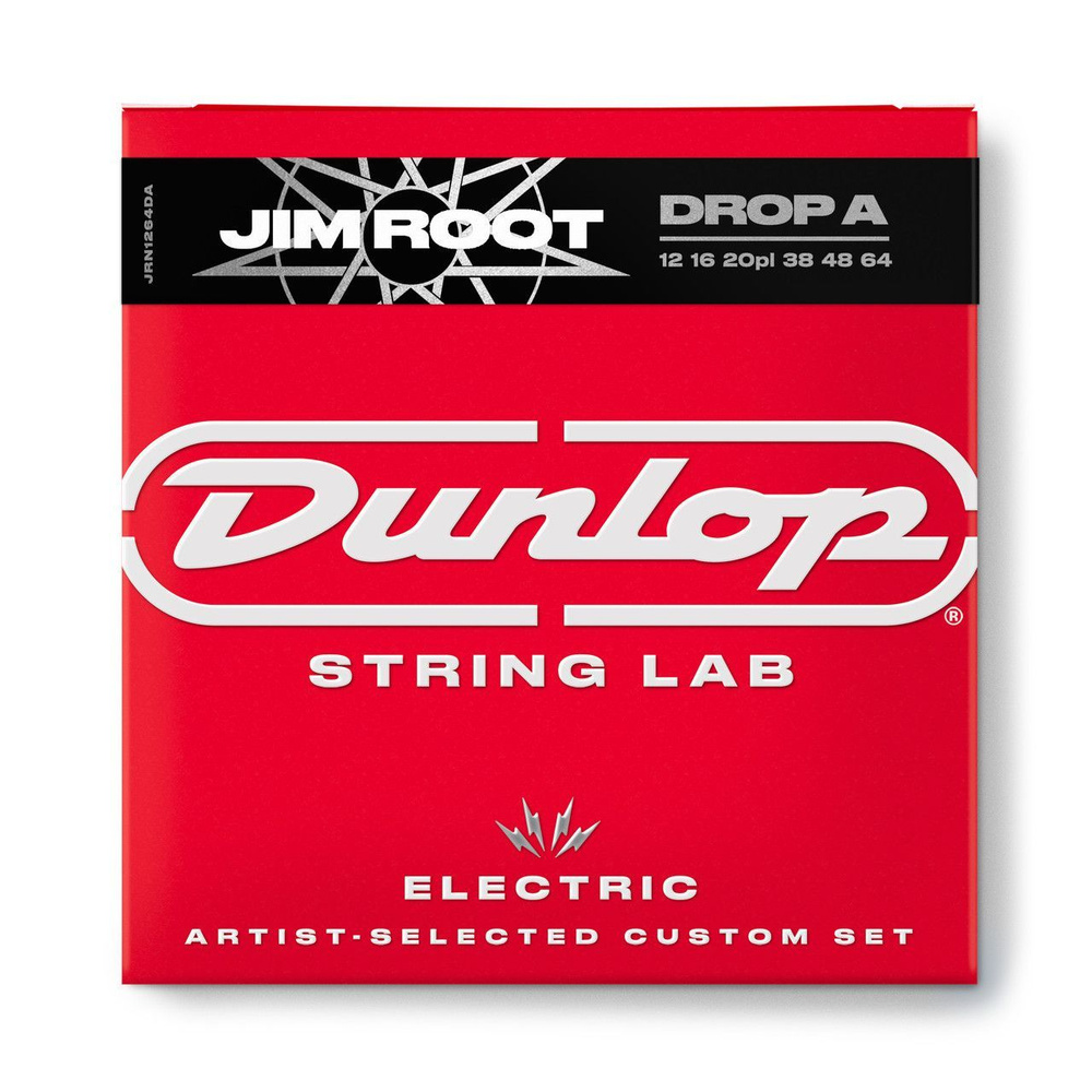 Dunlop JRN1264DA Jim Root Именные струны для электрогитары DROP A, 12-64  #1