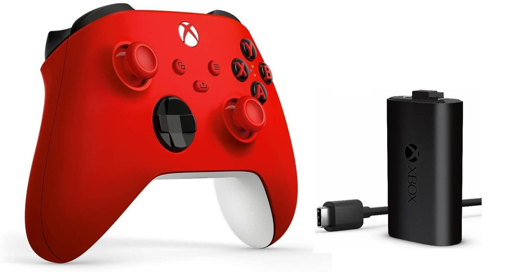 Геймпад Microsoft беспроводной Series S / X / Xbox One S / X Wireless Controller Pulse Red (Model: 1914) #1