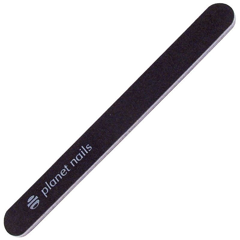 Пилка для ногтей PLANET NAILS стандартная, черная 100/180 #1