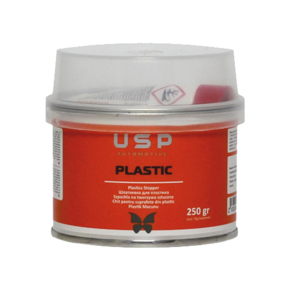 Шпатлевка автомобильная для пластика USP Plastic 0,25 кг. #1