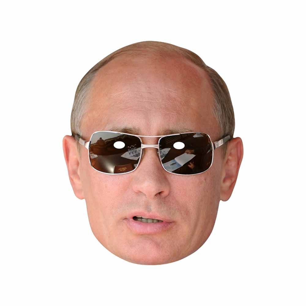 Маска Путин в очках, картон #1