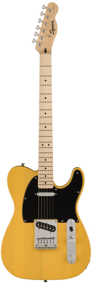 Squier by Fender Электрогитара Sonic Telecaster Butterscotch Blonde 6-струнная, корпус Тополь 4/4  #1