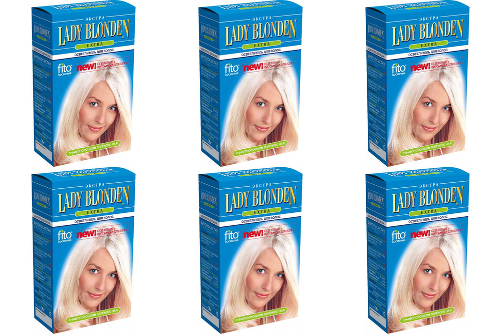 Fito Косметик Осветлитель Lady Blonden Extra, 35 г, 6 шт. #1