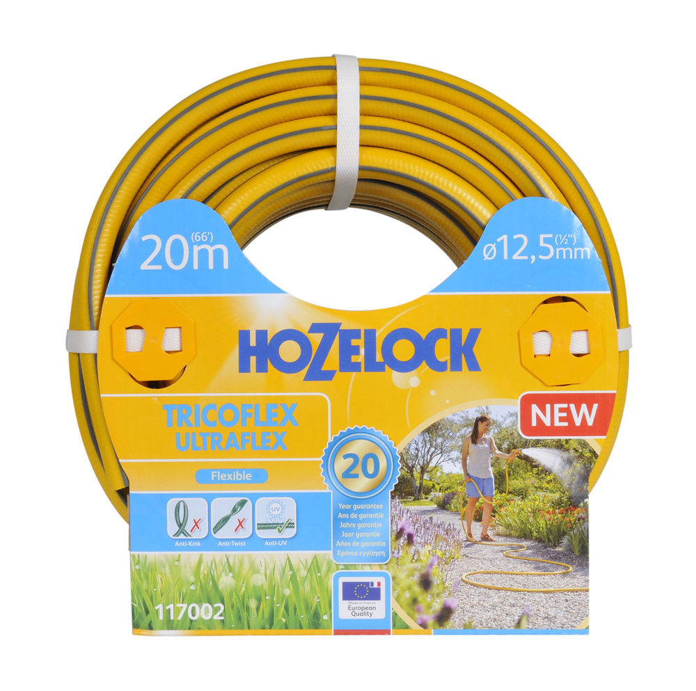 Шланг для полива HoZelock 117002 TRICOFLEX ULTRAFLEX, 12,5 мм (1/2"), 20 м #1