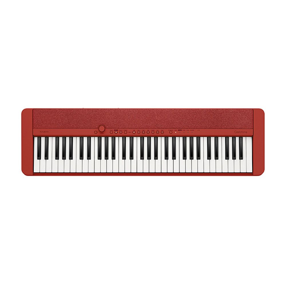 CASIO CT-S1RDC2 портативный инструмент Light Piano с 61 клавишей фортепианного типа, без б/п (AD-E95100LG) #1