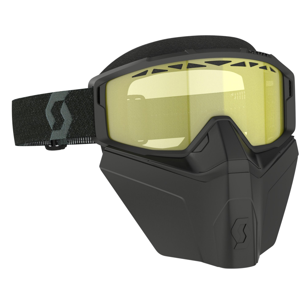 Мотоочки для снегохода SCOTT Primal Safari Facemask (black yellow) #1
