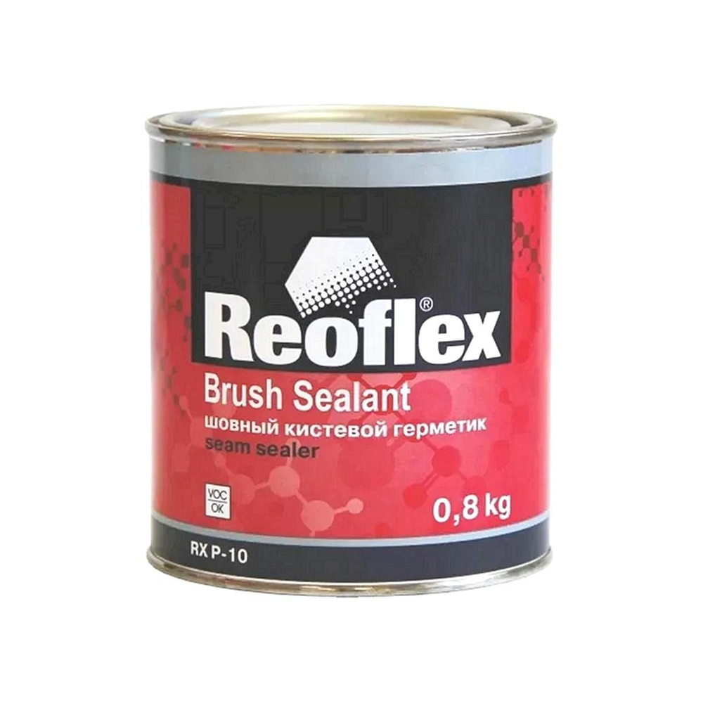 Шовный кистевой автомобильный герметик Reoflex RX P-10 Brush Sealant серый 0,8 кг.  #1