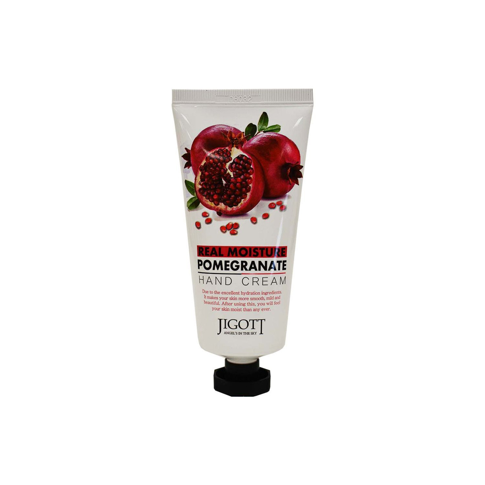 Омолаживающий крем для рук с экстрактом граната Jigott Real Moisture Pomegranate Hand Cream, 100 мл  #1