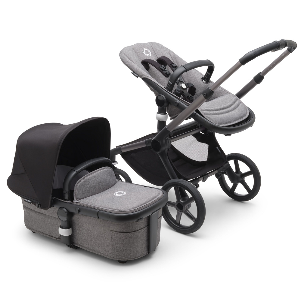 Коляска-трансформер Bugaboo Fox 5 Graphite/ Grey / Midnight black #1