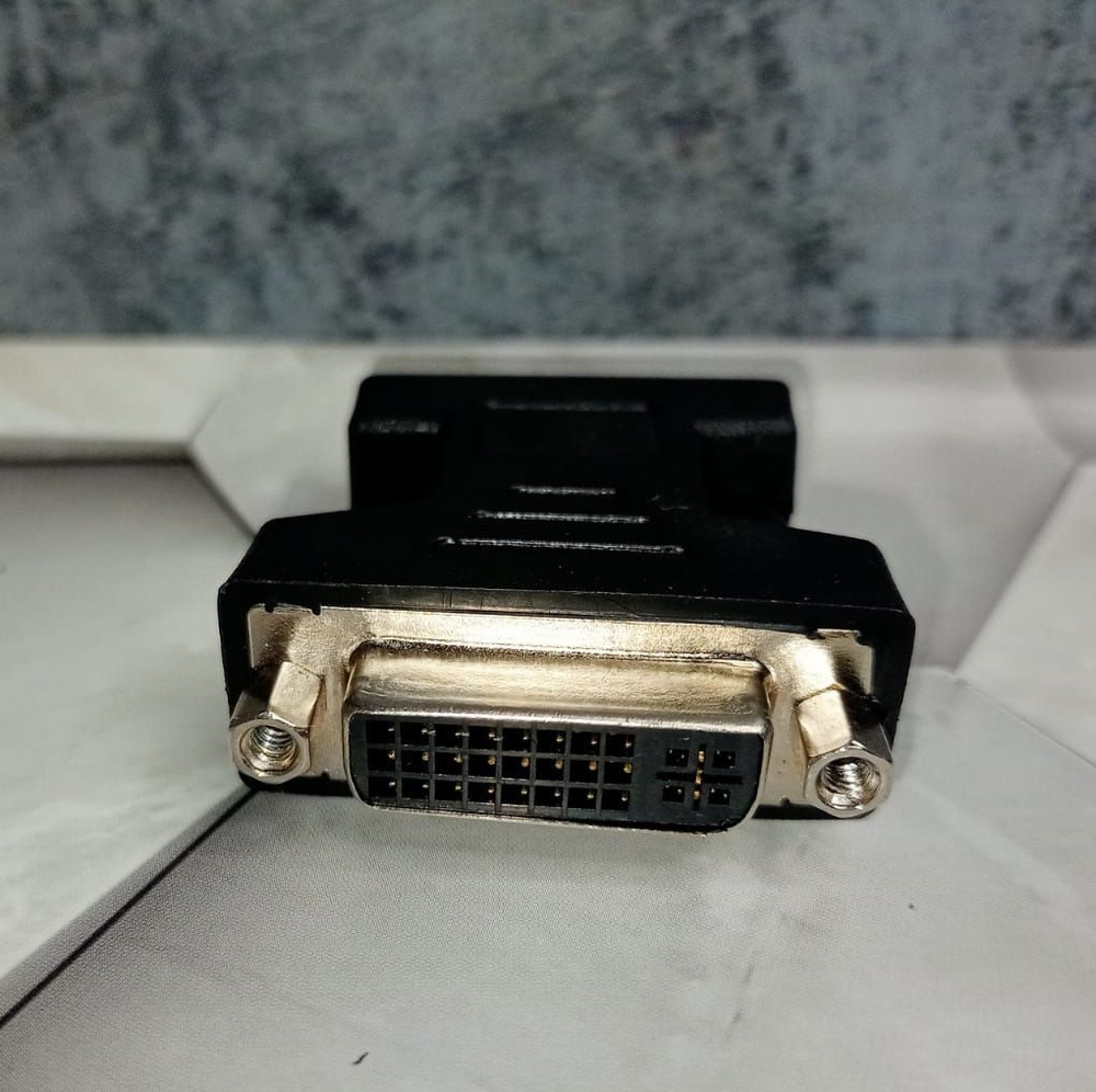 Переходник DVI-I (F) гнездо - VGA (M) штекер PVC - купить с доставкой ...