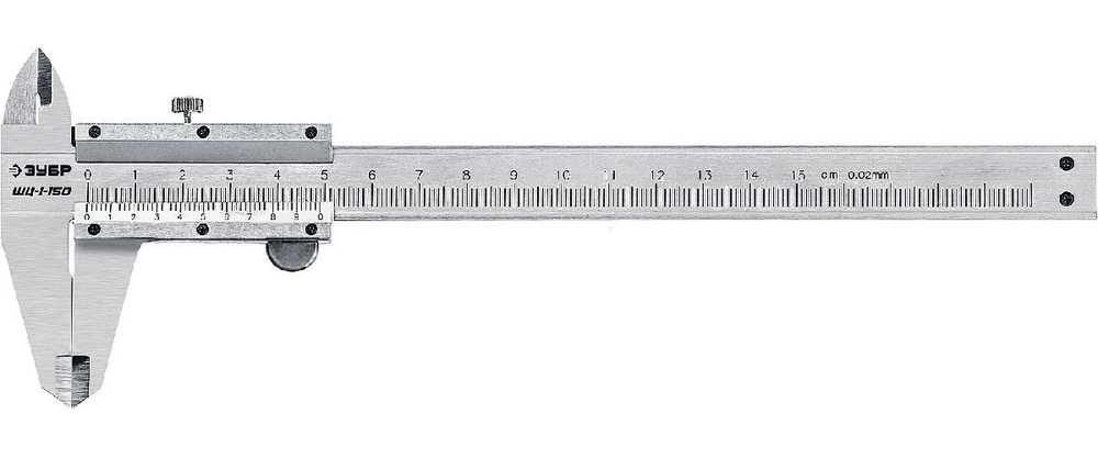 Стальной штангенциркуль ЗУБР ШЦ-1-150 150 мм (34514-150) #1