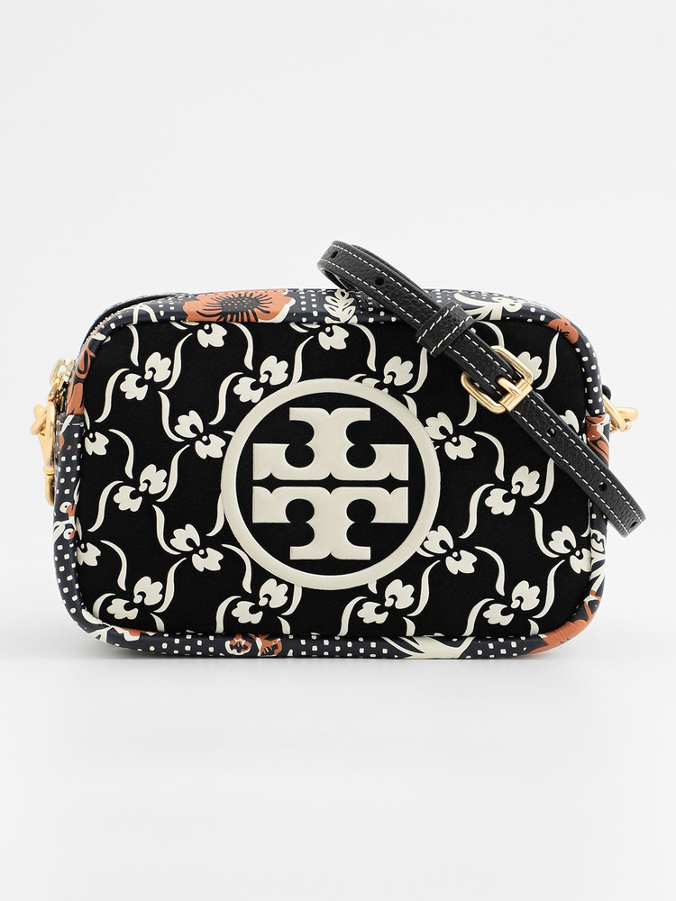 Tory Burch Сумка на плечо кросс-боди Perry Bombe Mixed-Print Mini Bag #1