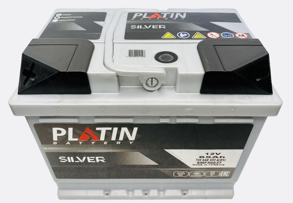 Аккумулятор автомобильный Platin Silver 65 Ач 650 A п.п. SMF L2 242х175х190  #1