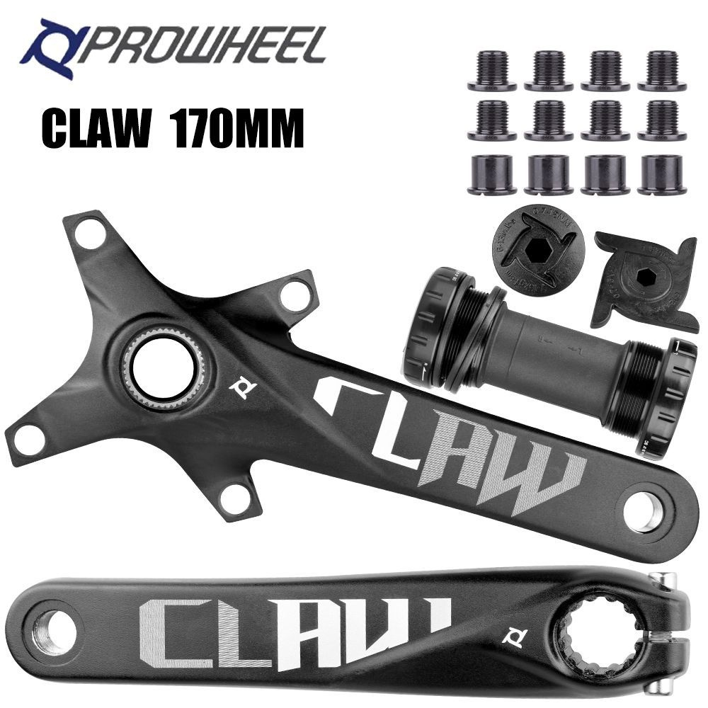 Шатуны PROWHEEL CLAW для горного велосипеда, включая каретку, полая технология, 64/104BCD, длина 170мм #1