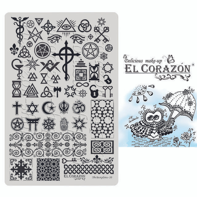El Corazon Пластина для стемпинга №The Best plates - 30 #1