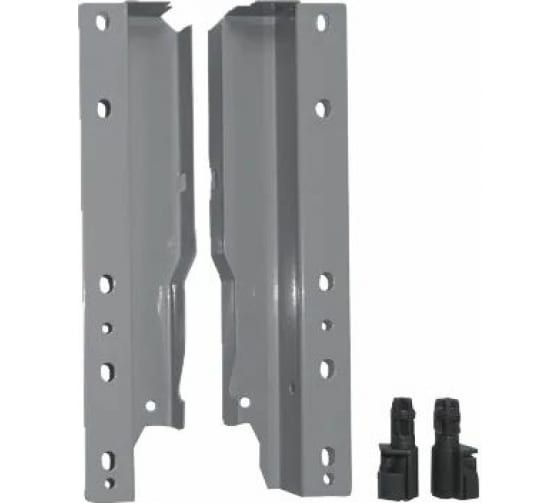 Крепление для задней стенки WURTH Slidebox H199 для двойного рейлинга, серый, комплект 0684318119961 #1