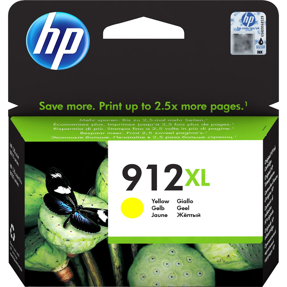 Струйный картридж 912XL (3YL83AE) для HP OfficeJet, желтый, 825 стр. #1