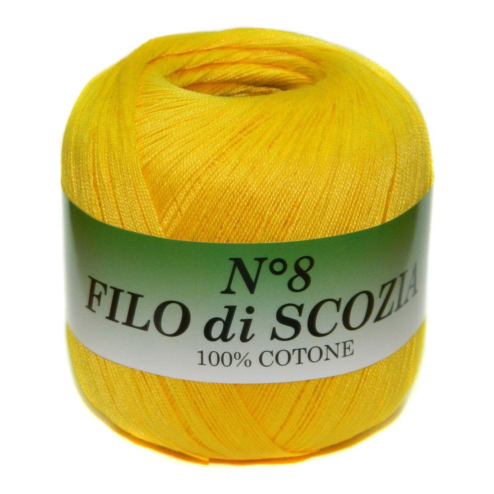 Пряжа Filo Di Scozia №8 Weltus - 4 мотка (50 гр, 340 м), цвет 12 #1