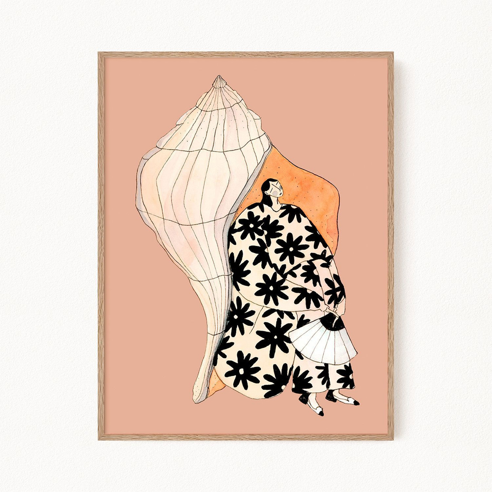 Постер для интерьера "Seashell Sounds", 30х40 см #1