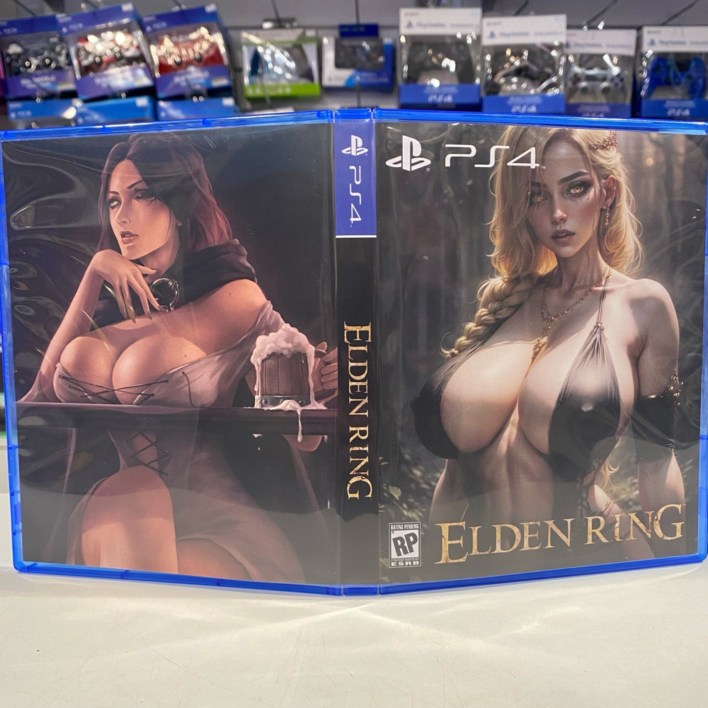Игра "Elden Ring" PS4 - Кастомная обложка для диска #1