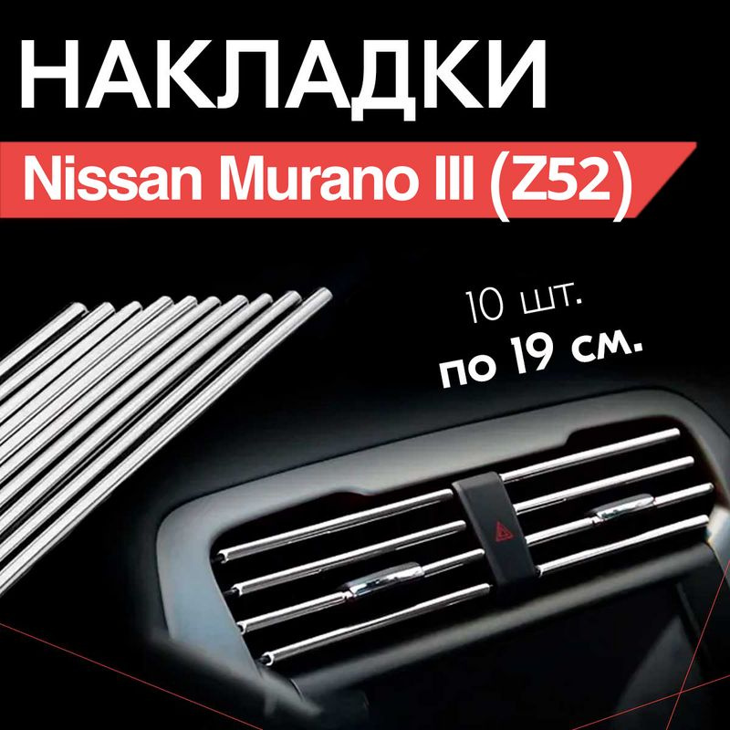 Молдинг декоративный для Nissan Murano III (Z52) / Ниссан Мурано 3 (Z52), тюнинг салона / Накладки на #1