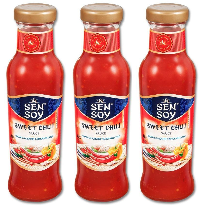 Sen Soy Premium Chili Sweet соус Сладкий Чили, традиционный китайский соус, 320 г. (3 шт.)  #1