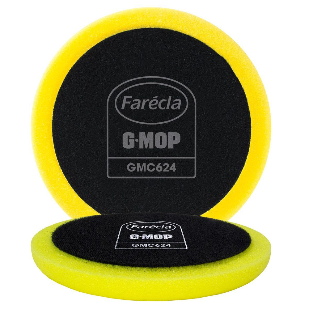 Круг полировальный FARECLA G Mop 6 Flexible Yellow Compounding Foam (средней жесткости) ЖЕЛТЫЙ на липучке #1