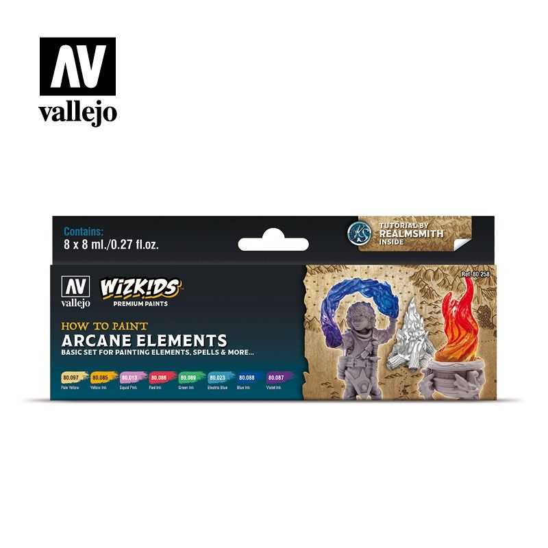 Набор красок Vallejo Technique Set - Arcane Elements 80258 (8 красок по 8 мл) #1
