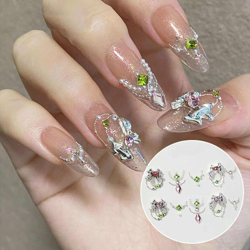 Набор кристаллов для дизайна ногтей/Набор украшений для нейл-арта  #1