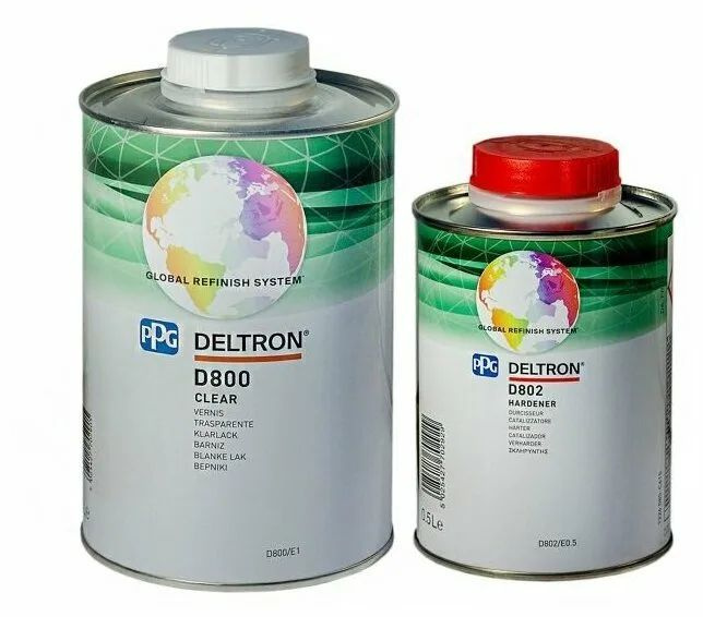 Лак PPG Deltron D800 1л +0.5л активизатор D802 #1