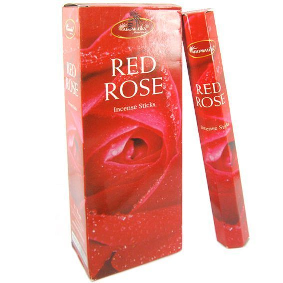 Благовония палочки ароматические "КРАСНАЯ РОЗА" (Aromatika, Red Rose, 20 палочек)  #1