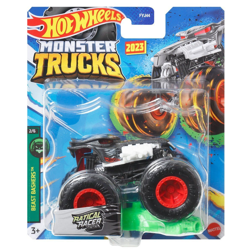 Машинка Mattel Hot Wheels Монстр трак 1:64 FYJ44 2023 #1