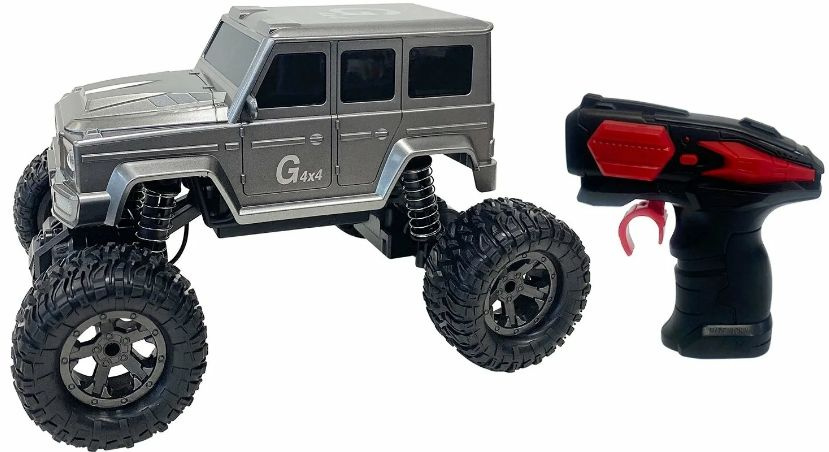 Радиоуправляемая машинка ВНЕДОРОЖНИК на высокой подвеске, серый ...
