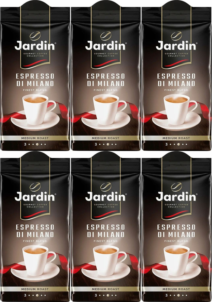 Кофе Jardin Espresso Di Milano молотый, комплект: 6 упаковок по 250 г #1