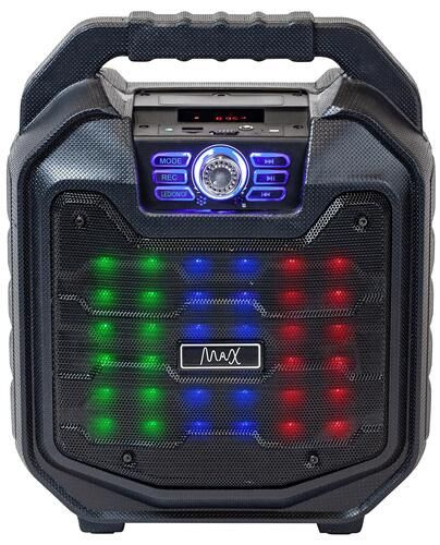 Портативная колонка MAX MR-380, черный, 15 Вт, Bluetooth, AUX, 2000 мА*ч, время работы - до 8 ч  #1