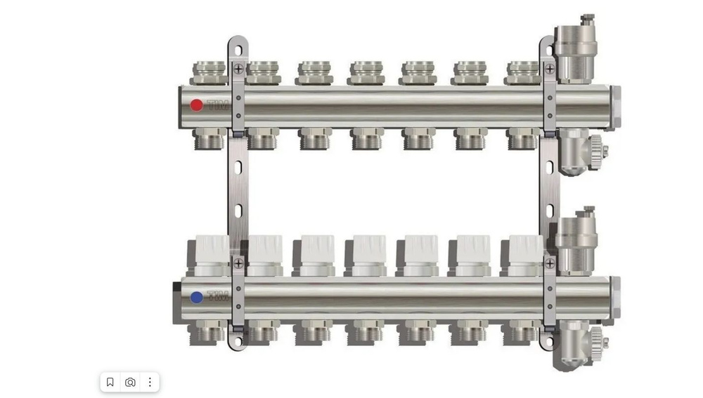 Коллекторная группа Tim KB007 для радиаторного отопления 7 выходов 3/4  #1