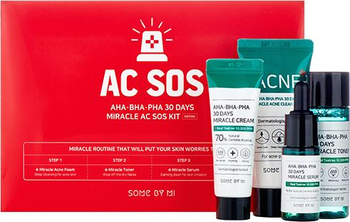 Some By Mi / Сам Бай Ми AC SOS AHA-BHA-PHA 30 Days Miracle AC SOS Kit Набор косметики для ухода за лицом #1