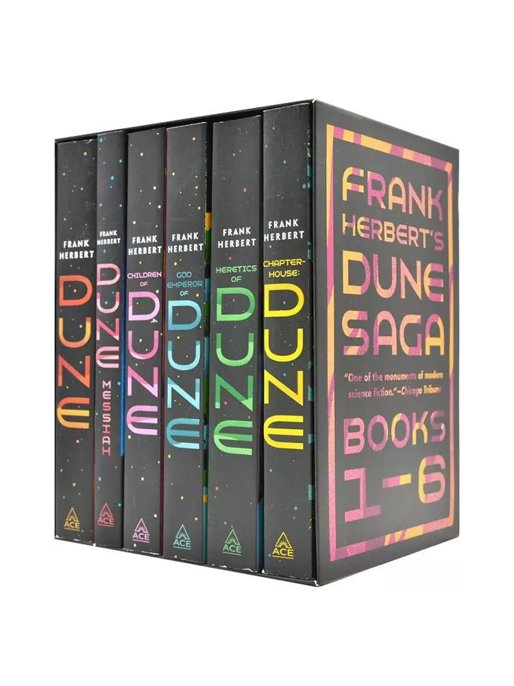 Frank Herbert's Dune Saga 6-Book Boxed Set // Дюна, подарочный набор книг | Herbert Frank  #1