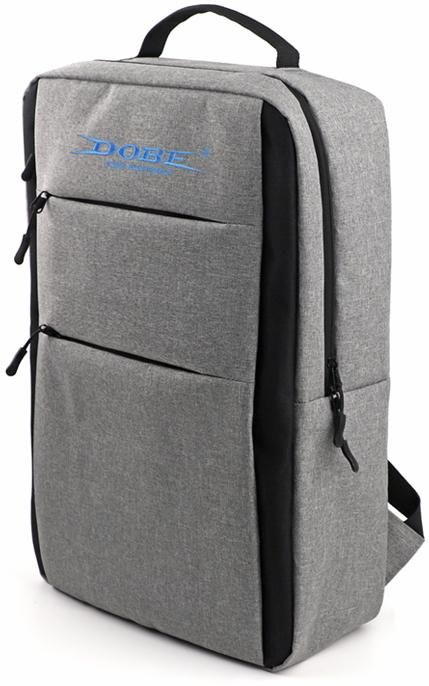 Рюкзак для консоли и аксессуаров DOBE TY-0823 Серый PS4/PS5/Xbox One/Series X/S/Switch  #1