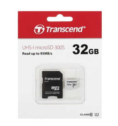 Transcend Карта памяти 32 ГБ  (TS32GUSD300S-A) #1