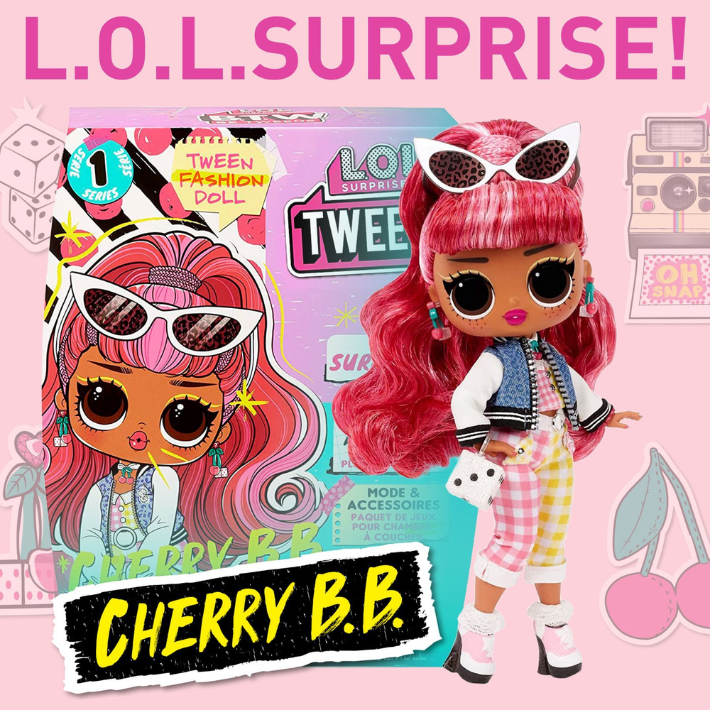 Шарнирная кукла LOL Surprise! Tweens 576709 Cherry B B 16.5 см / подросток ЛОЛ Твинс Черри Би Би  #1