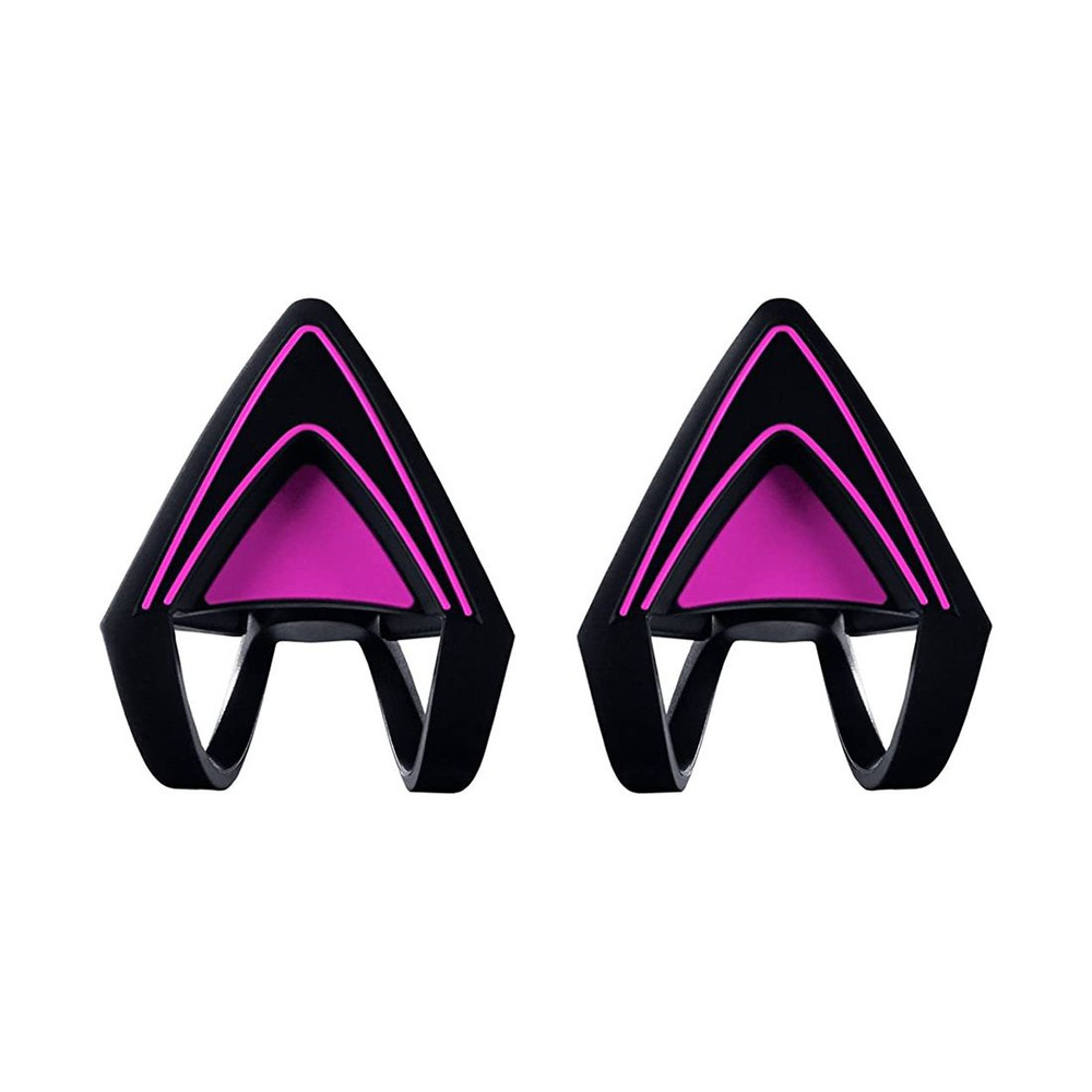 Накладные кошачьи ушки на гарнитуру Razer Kitty Ears for Kraken - Neon Purple  #1