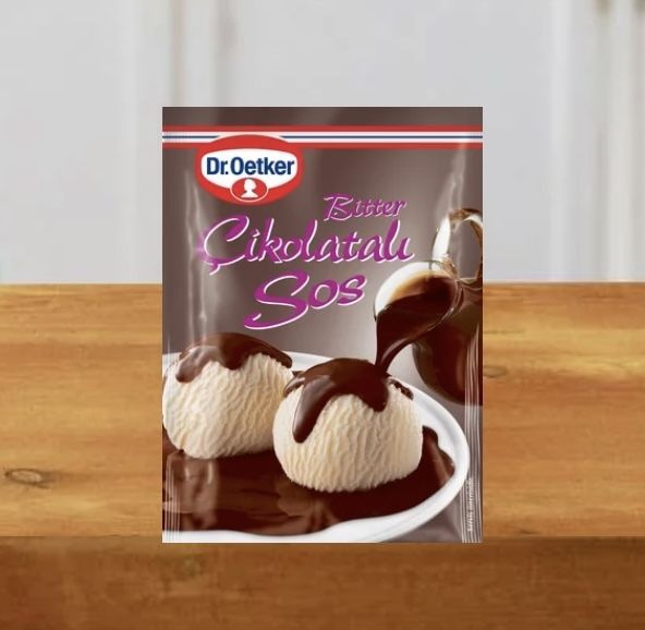 Соус горький шоколад Dr. Oetker 125 гр. / Смесь для горького шоколадного соуса Откер  #1