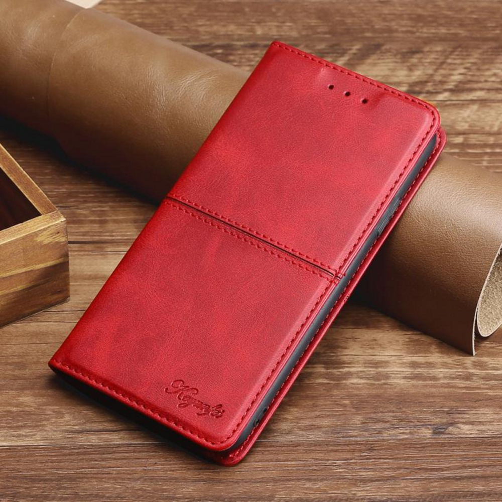 Чехол книжка elitcase для Xiaomi Redmi 9 / Редми 9 (Красная) #1
