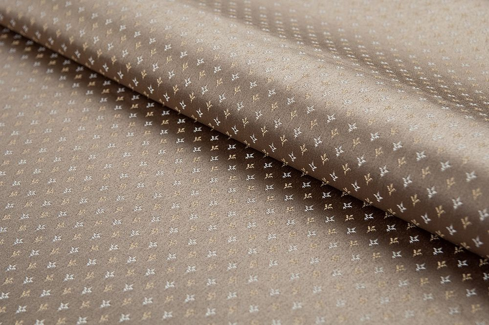 Ткань мебельная, жаккард FLORA damask comp beige, ширина 140 см, цена за 1 п.м.  #1