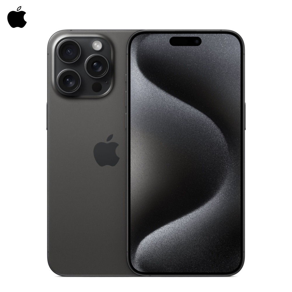 Apple Мобильный телефон Apple iPhone 15 Pro Max 256GB Natural Titanium, черно-серый  #1