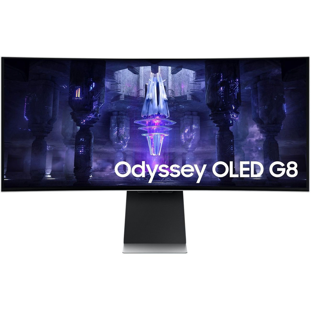 Samsung 34" Монитор Odyssey OLED G8 (S34BG850SI), серебристый #1