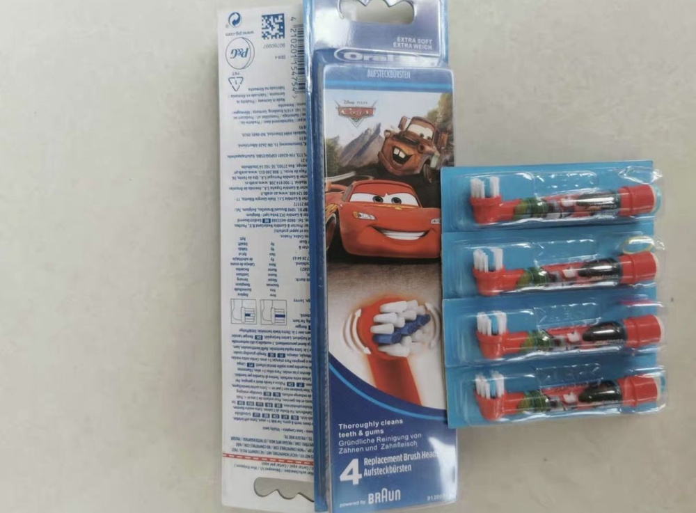 Сменные насадки Oral-B Stages Kids EB10, Сменные насадки для детей, 4 ...