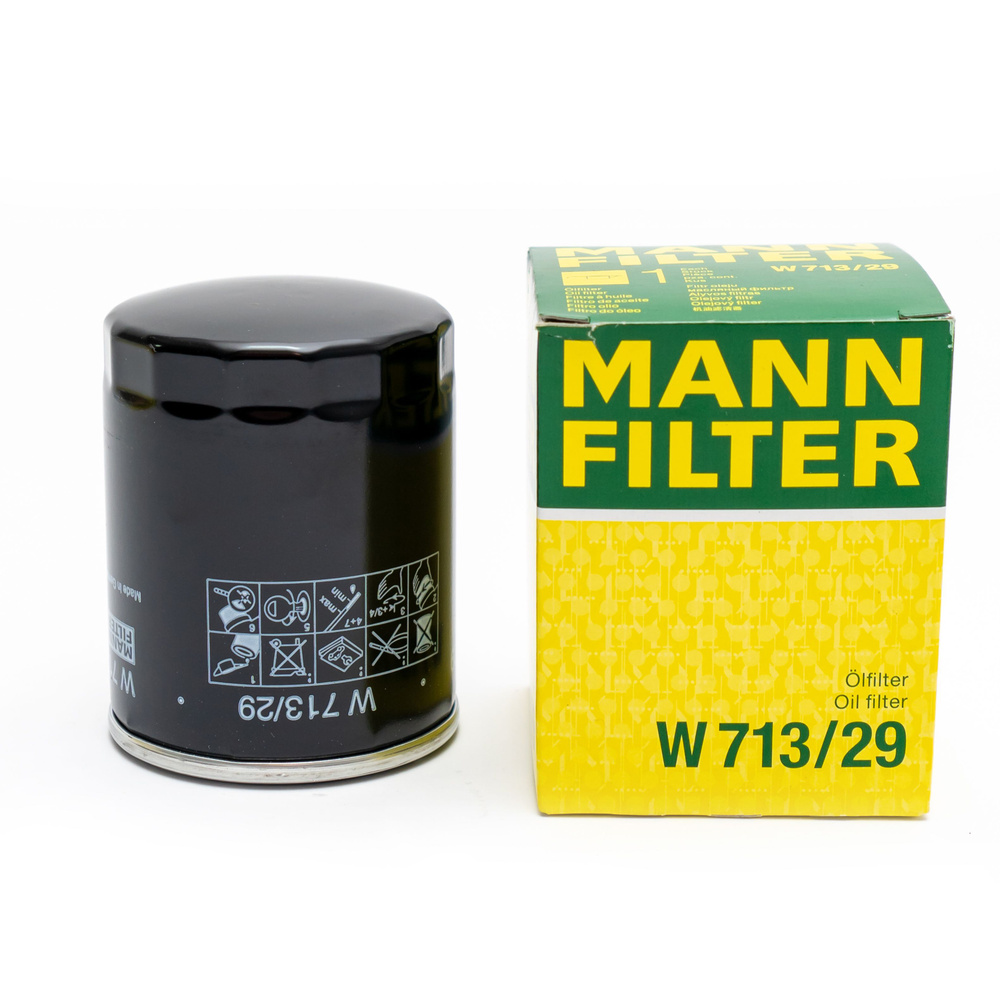 MANN FILTER Фильтр масляный арт. W 713/29, 1 шт. #1