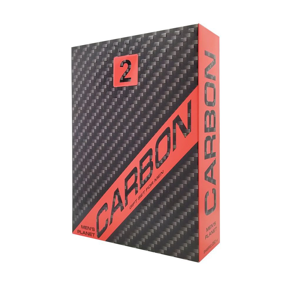 Подарочный набор Men's Planet Carbon №2 (Шампунь 250мл. + Гель для душа 250 мл.) для мужчин  #1